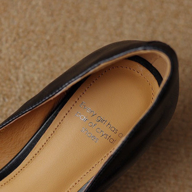 Cymara Pumps i läder