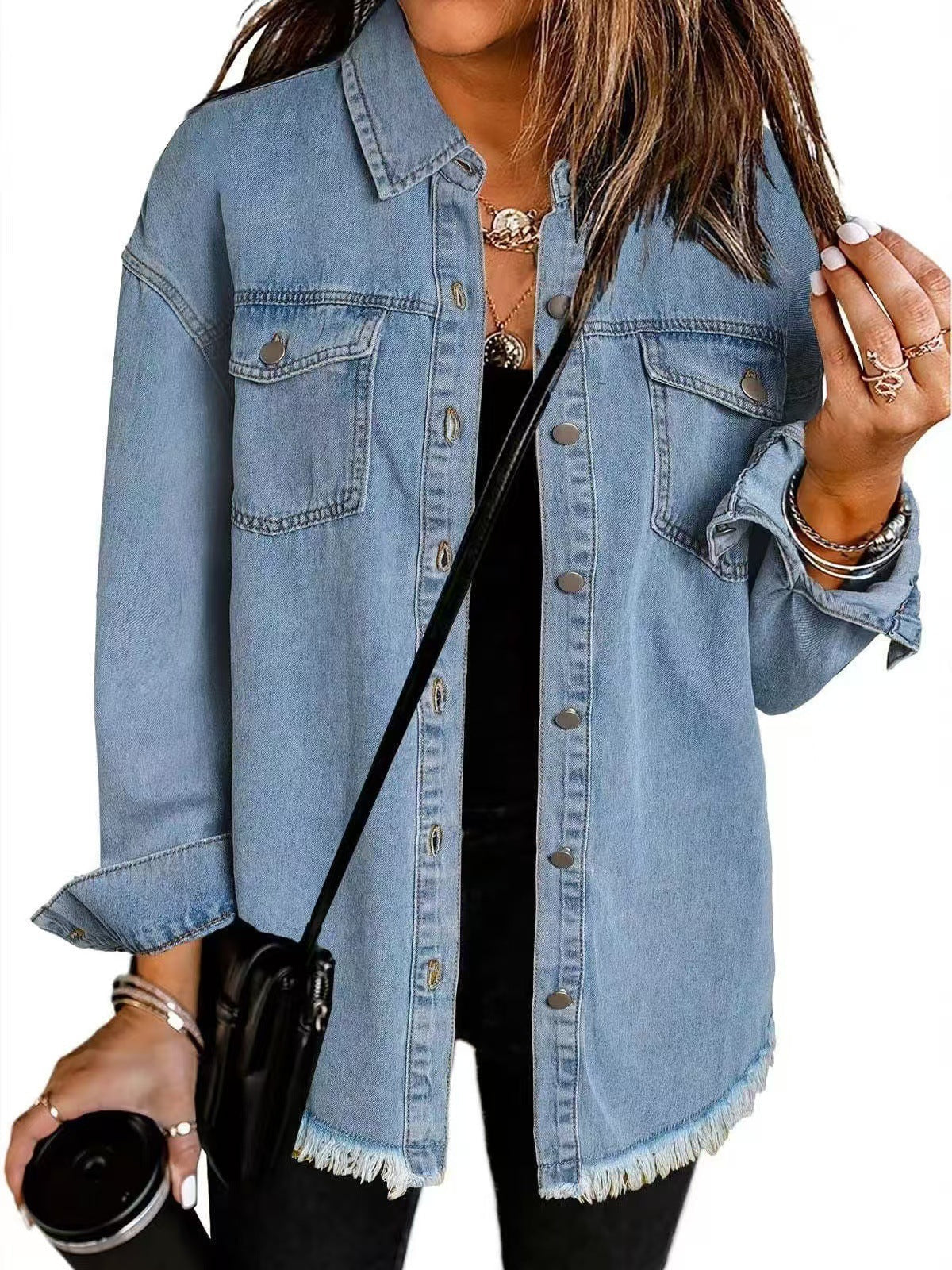 Giselle - Tidlös Denimjacka med Klassisk Stil
