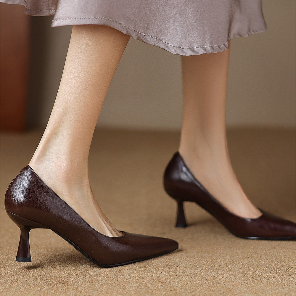 Cymara Pumps i läder