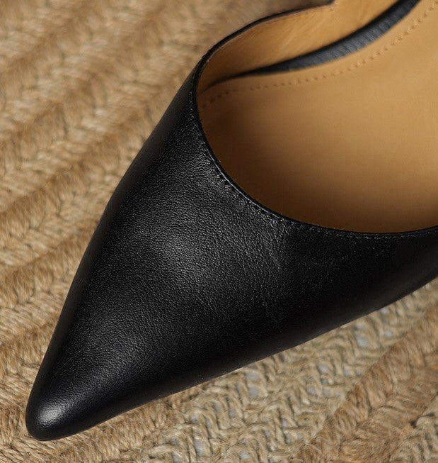 Ceyra Kittenheels i läder