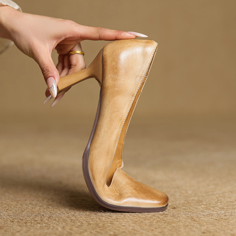 Elviera Läderpumps
