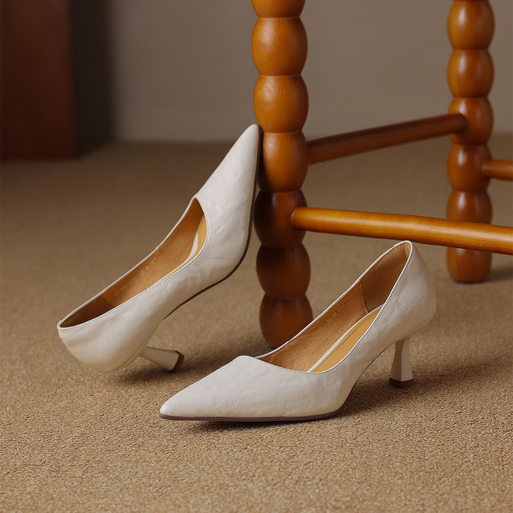 Cymara Pumps i läder