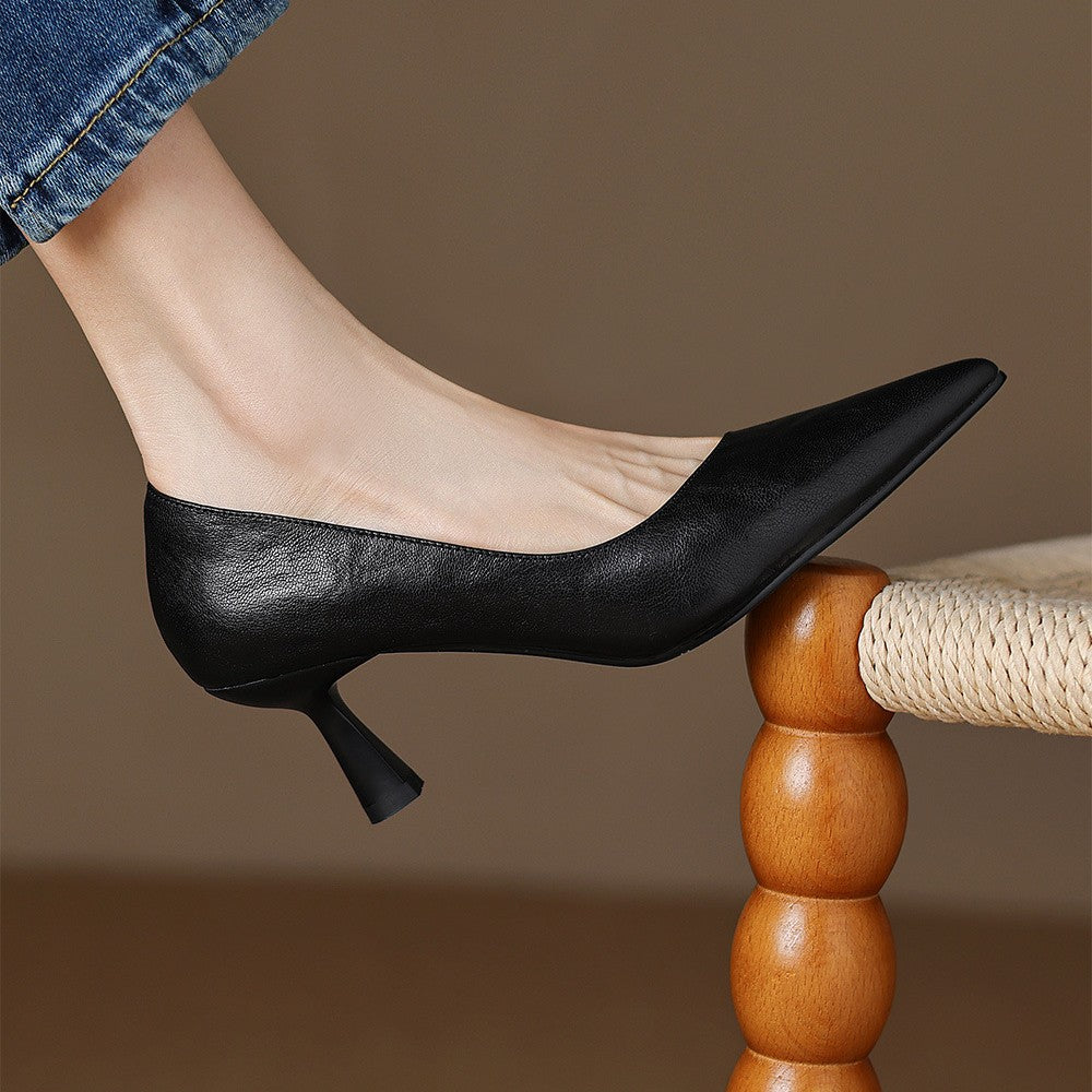 Cymara Pumps i läder