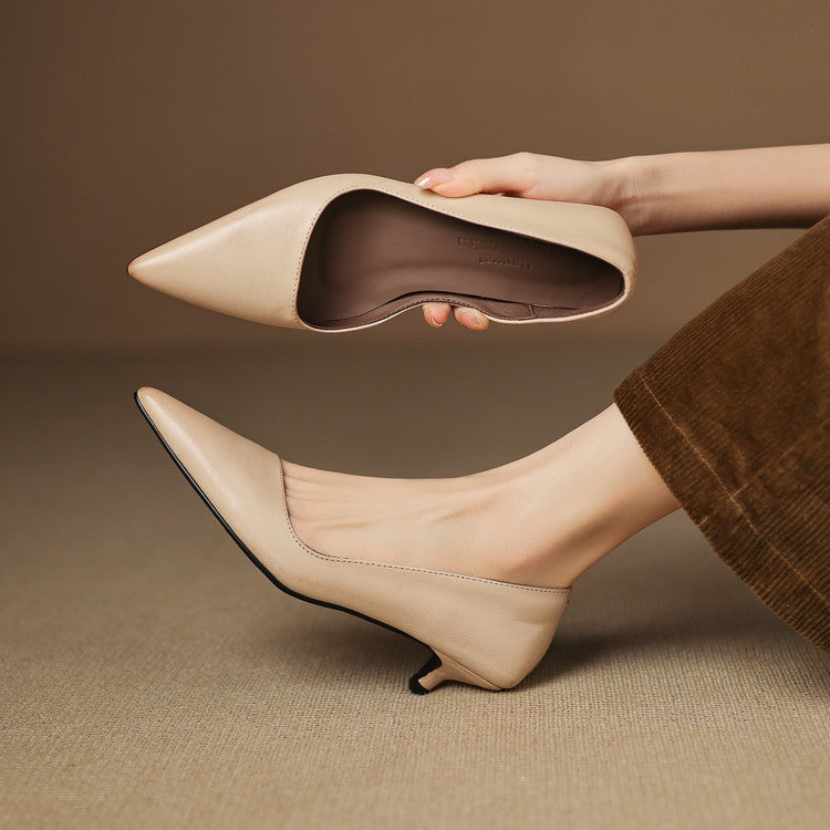 Stiletto-pumps i läder Orlisse
