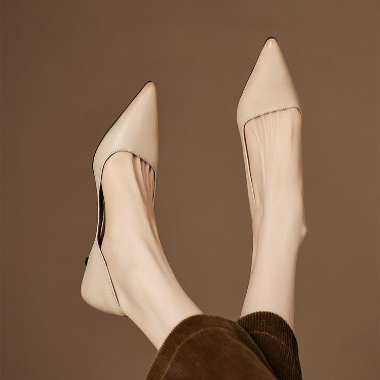 Stiletto-pumps i läder Orlisse