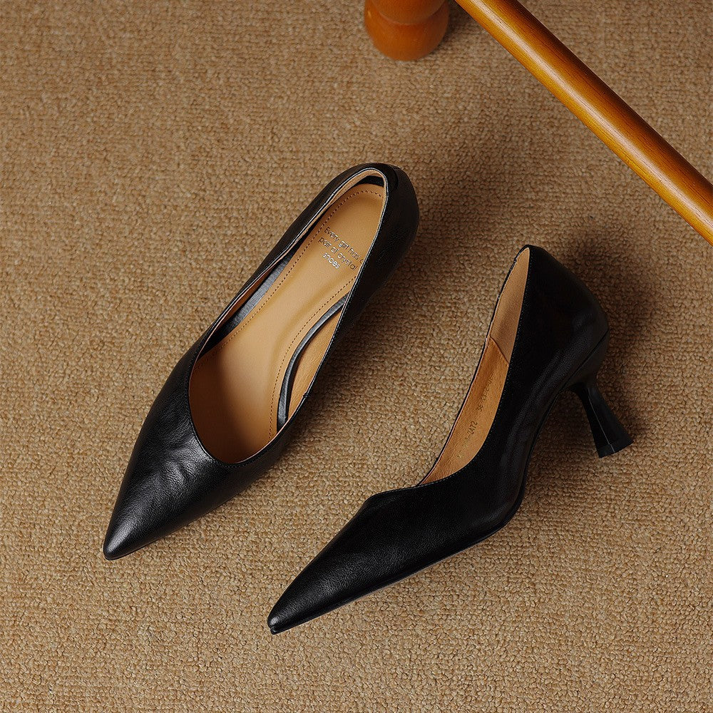Cymara Pumps i läder