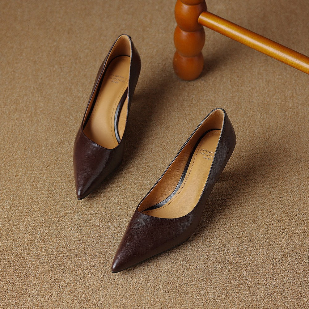 Cymara Pumps i läder