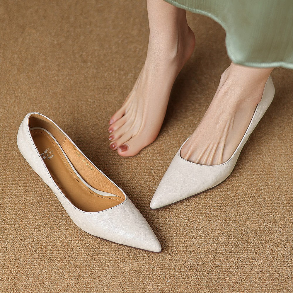 Cymara Pumps i läder