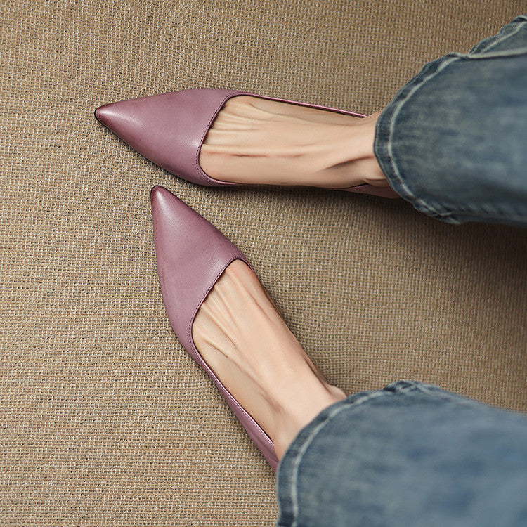 Stiletto-pumps i läder Orlisse