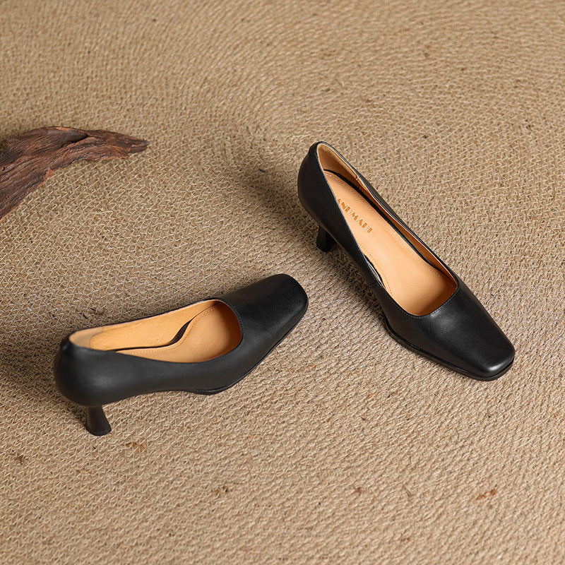 Elviera Läderpumps