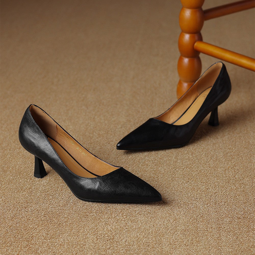 Cymara Pumps i läder