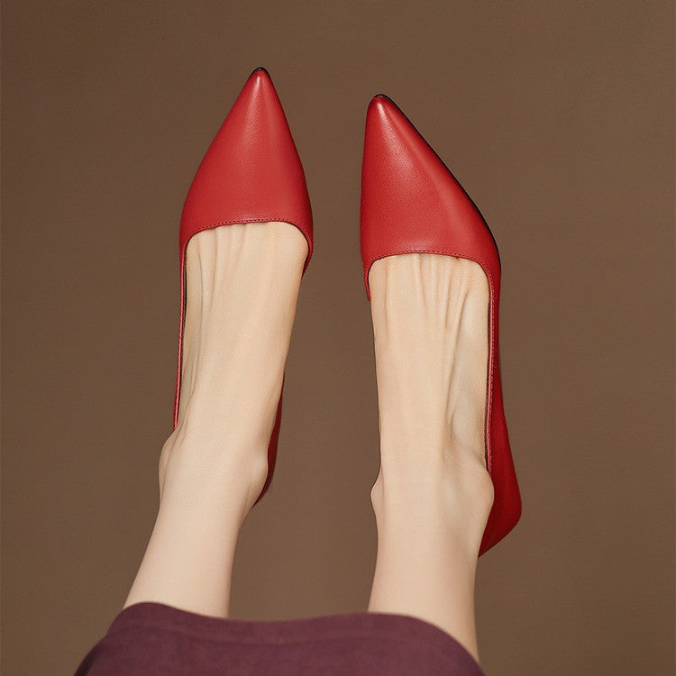 Stiletto-pumps i läder Orlisse