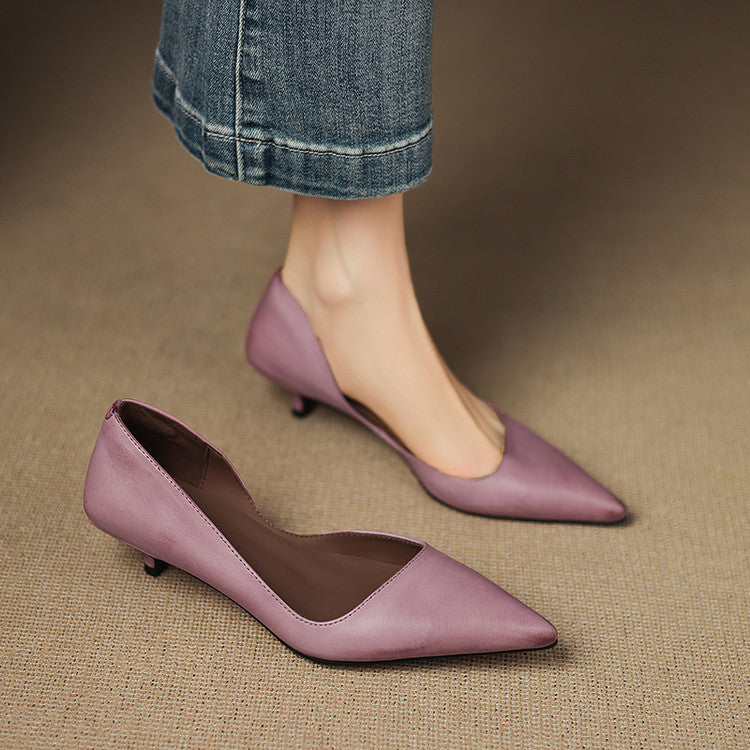 Stiletto-pumps i läder Orlisse