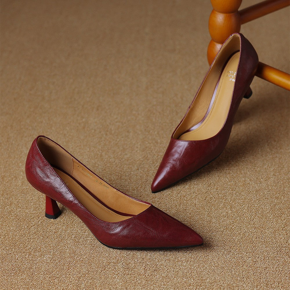 Cymara Pumps i läder