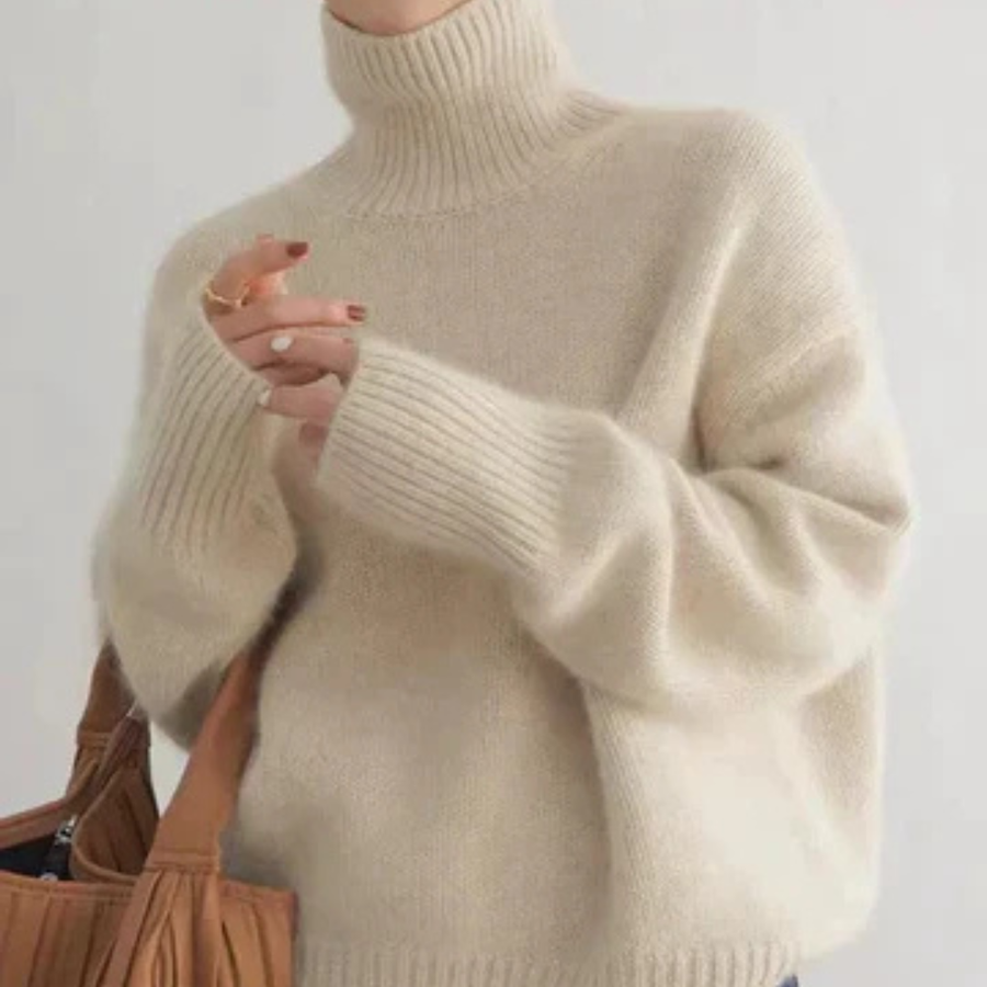 Anna | Lyxig Cashmere Polotröja