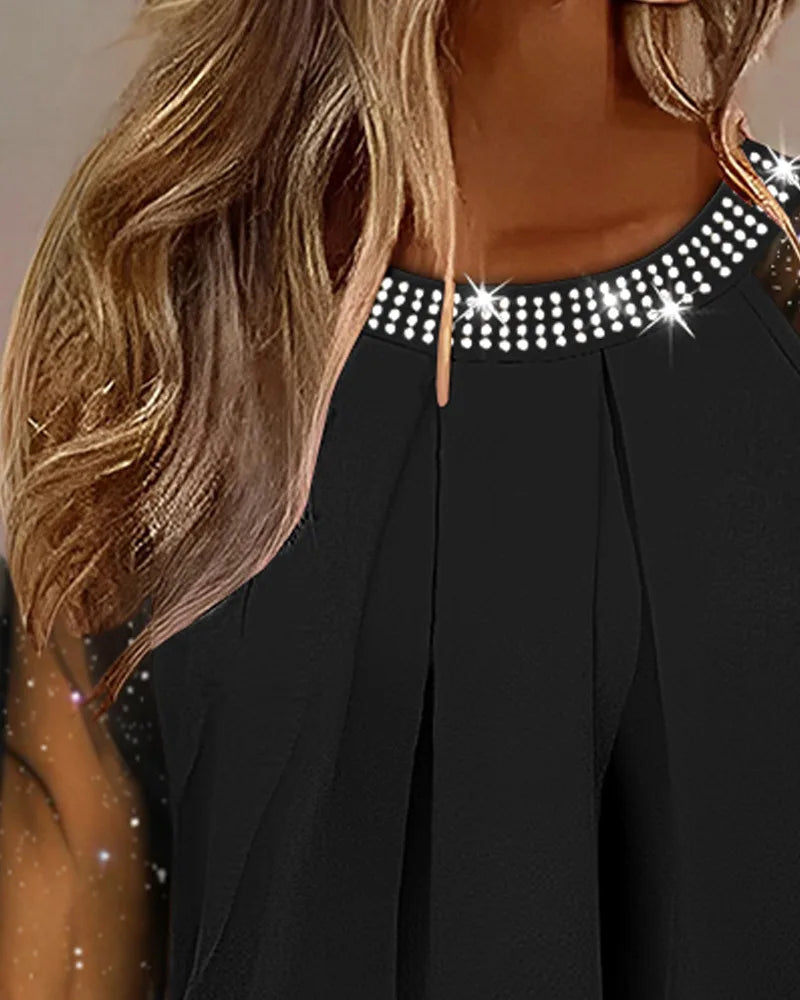 Nina | Eleganta glittrande toppar i stickat