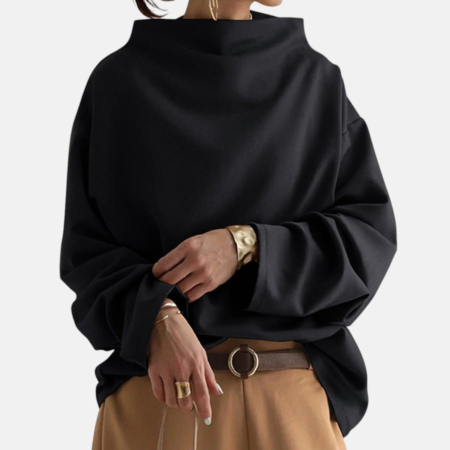 Gabriella™ | Chic Tröja med Hög Krage