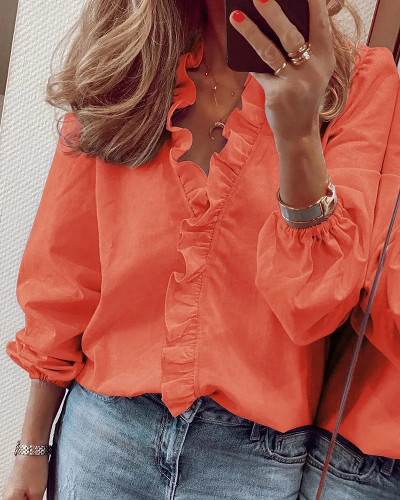 Maren | Elegant blus med långa ärmar