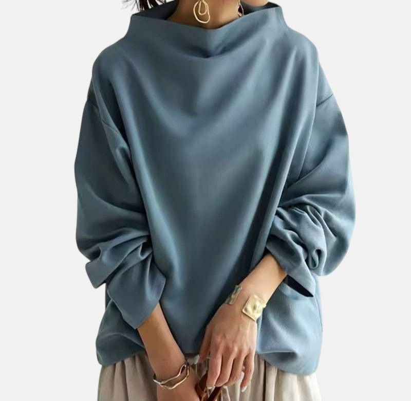 Gabriella™ | Chic Tröja med Hög Krage