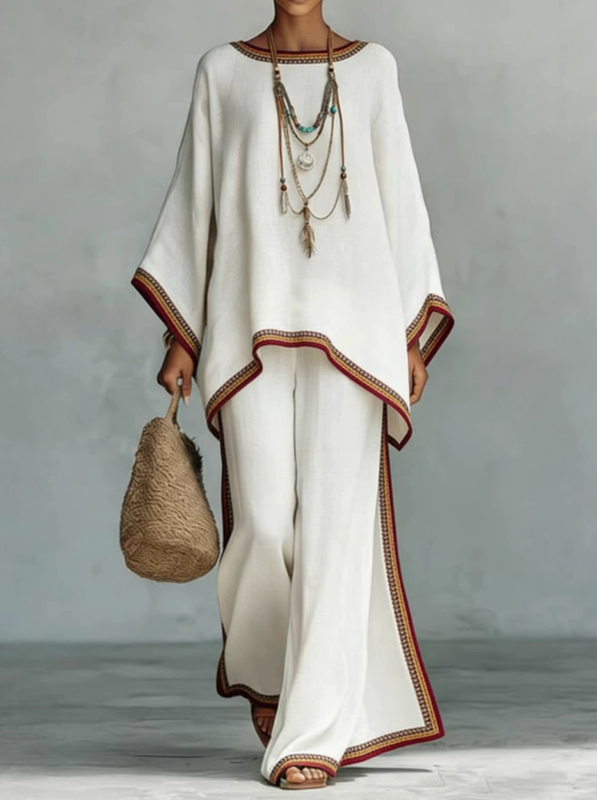 Céline | Elegant linne-set i två delar