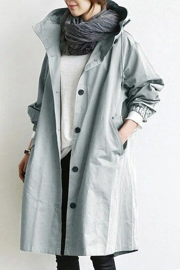 Mandy - Stilig Vattentät Trench Coat