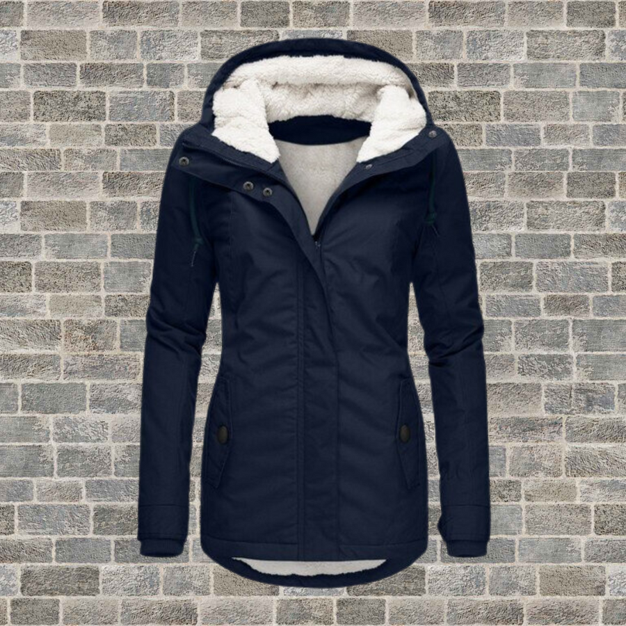 Jenna - Mysig Sherpa Hoodie Kappa