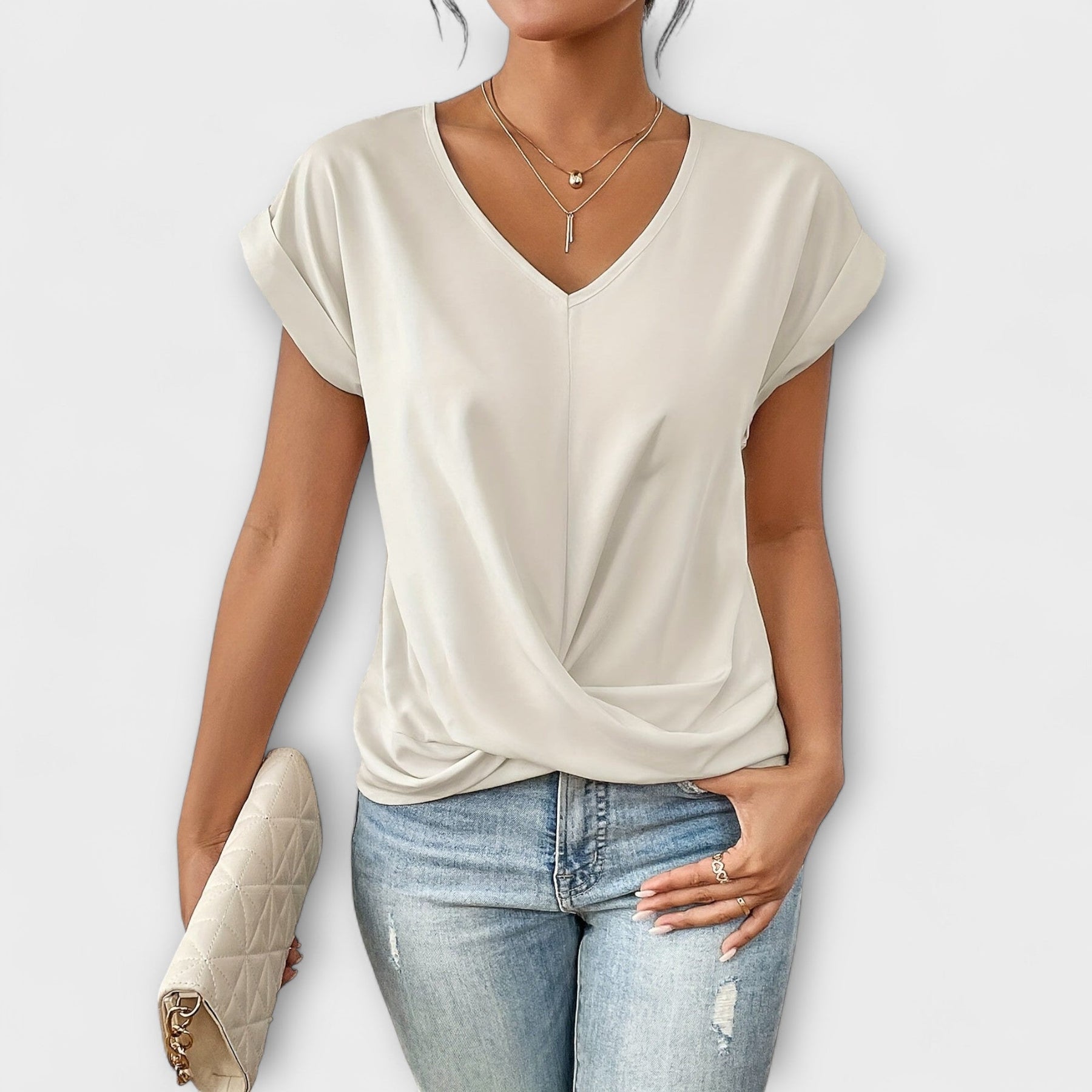 Jamie | Elegant V-ringad topp