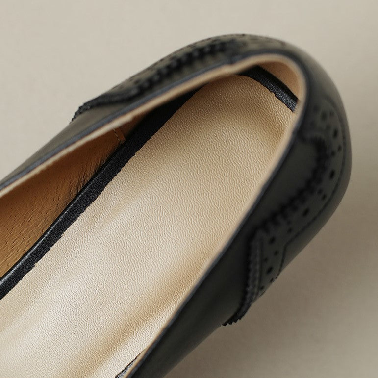 Célora Läderpumps med Slips