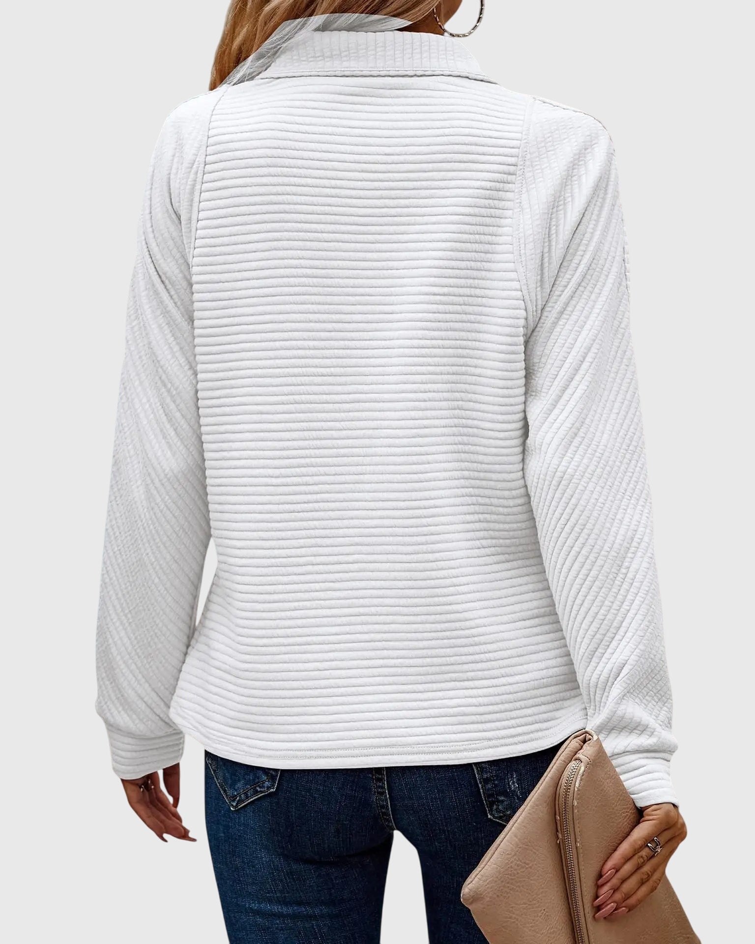 Abigail™ | Elegant Tröja med Dragkedja