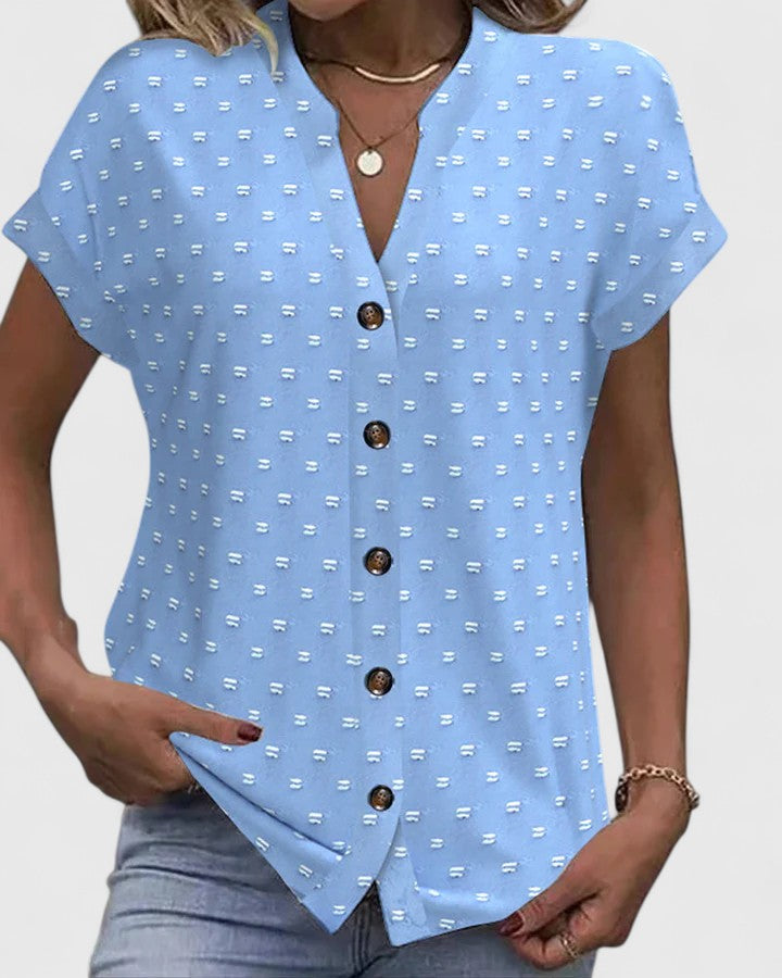 Jamie | Bekväm V-ringad T-shirt