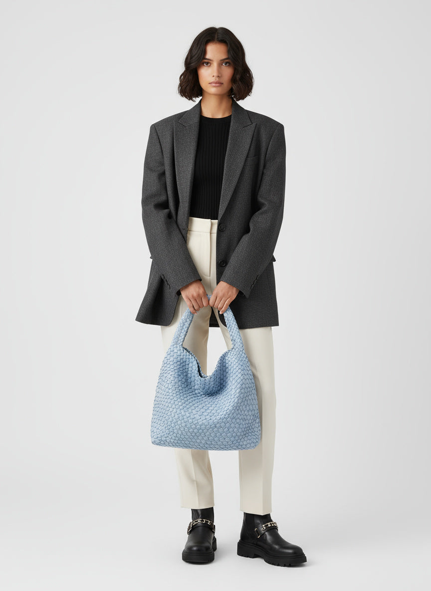 Elegant Flätad Hobo-väska