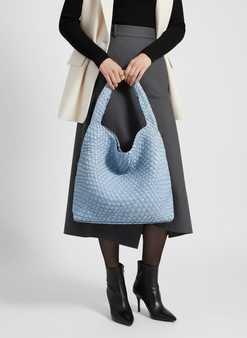 Elegant Flätad Hobo-väska