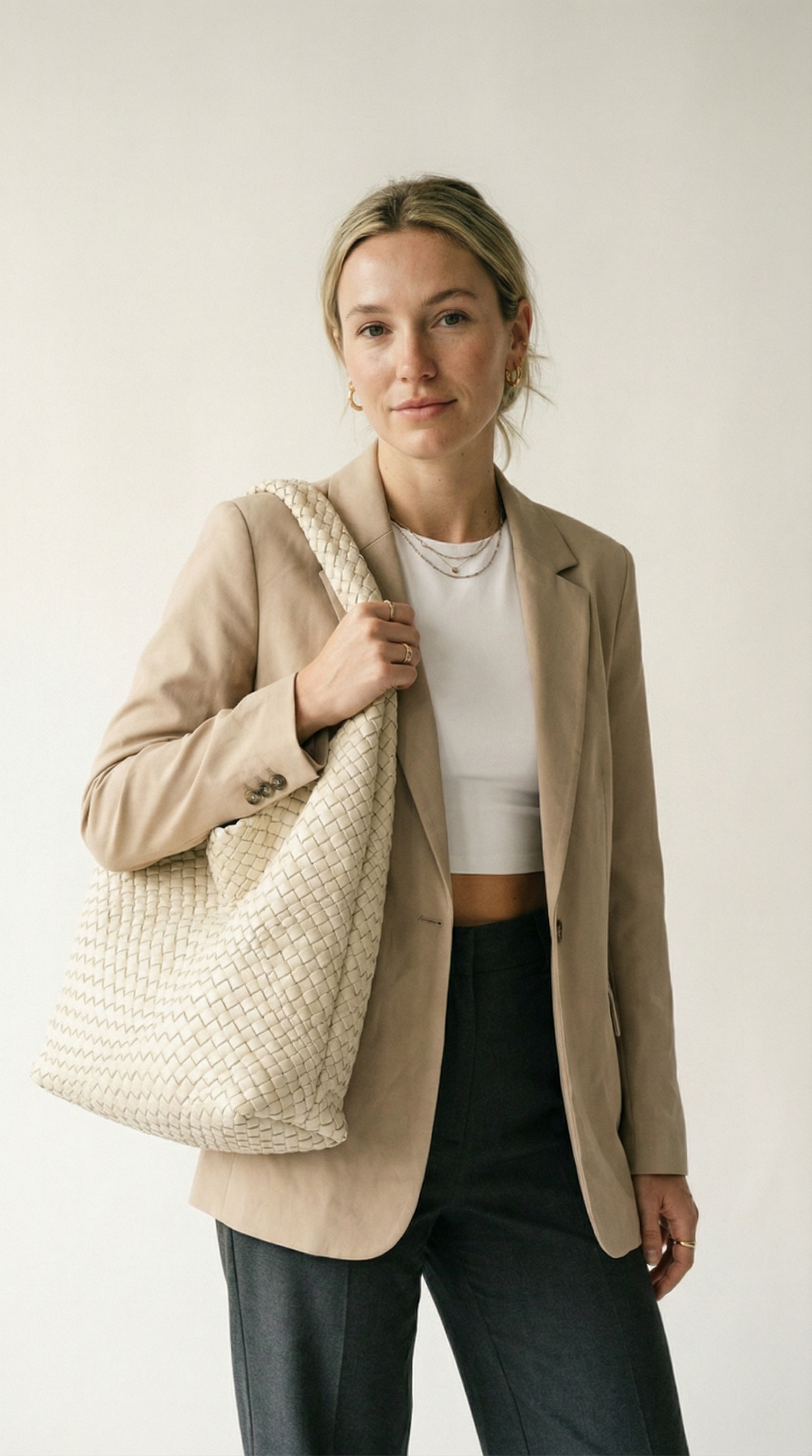 Elegant Flätad Hobo-väska