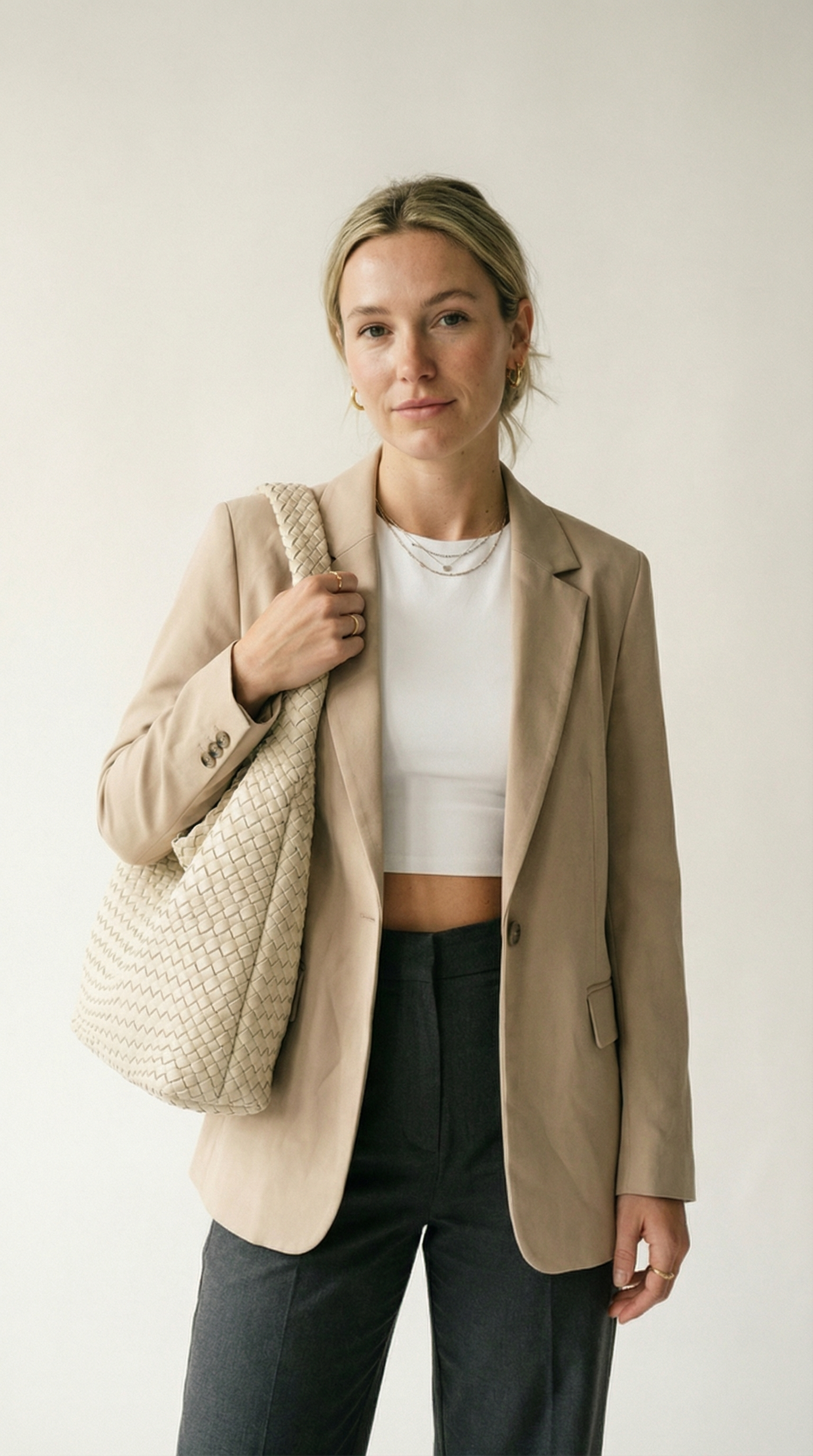 Elegant Flätad Hobo-väska