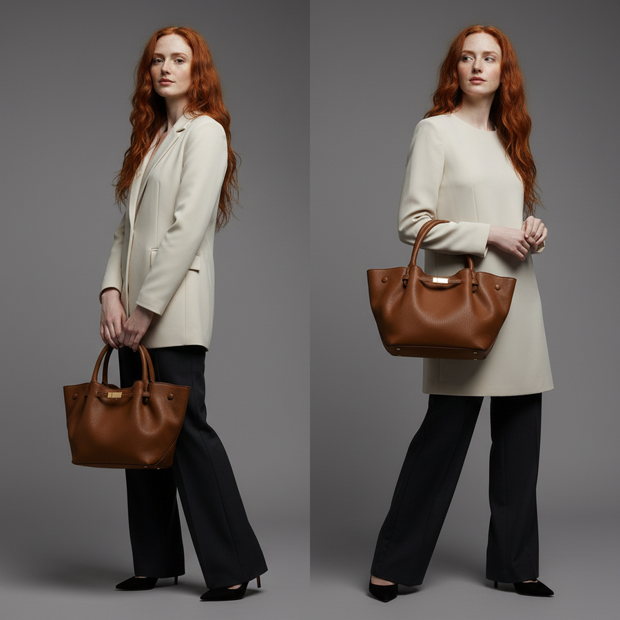 Harper Shopper med bälte