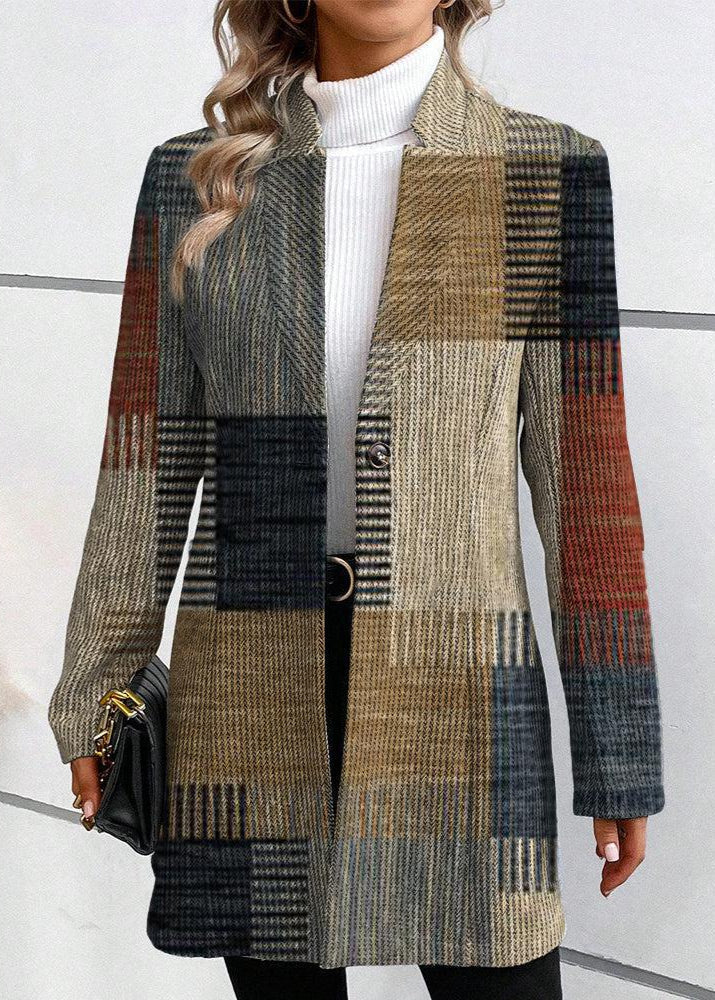 Karra | Elegant Blazer Med Mönster