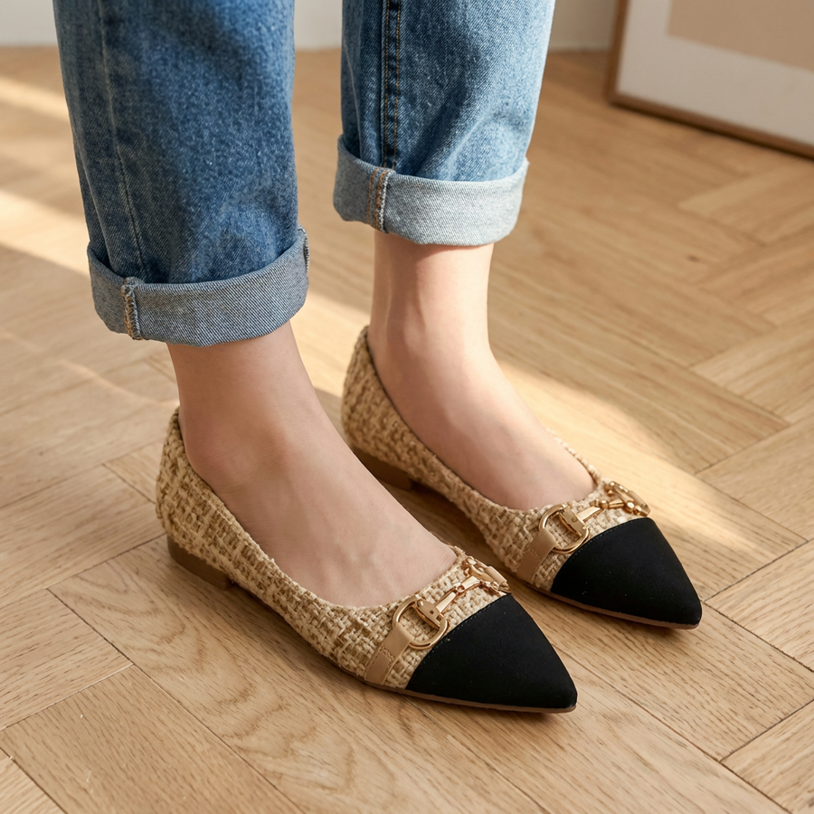 Ballerinas i Tweed Verona