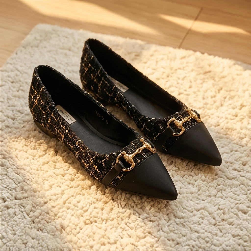 Ballerinas i Tweed Verona
