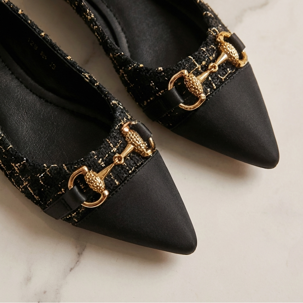 Ballerinas i Tweed Verona