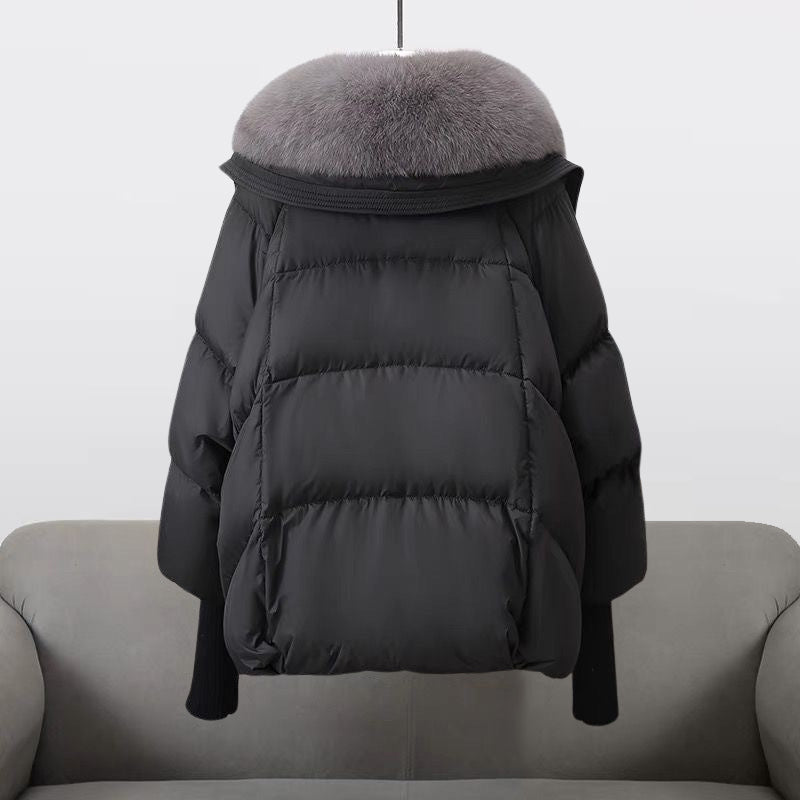 Aurora™ | Glam Jacka i Äkta Fjäder