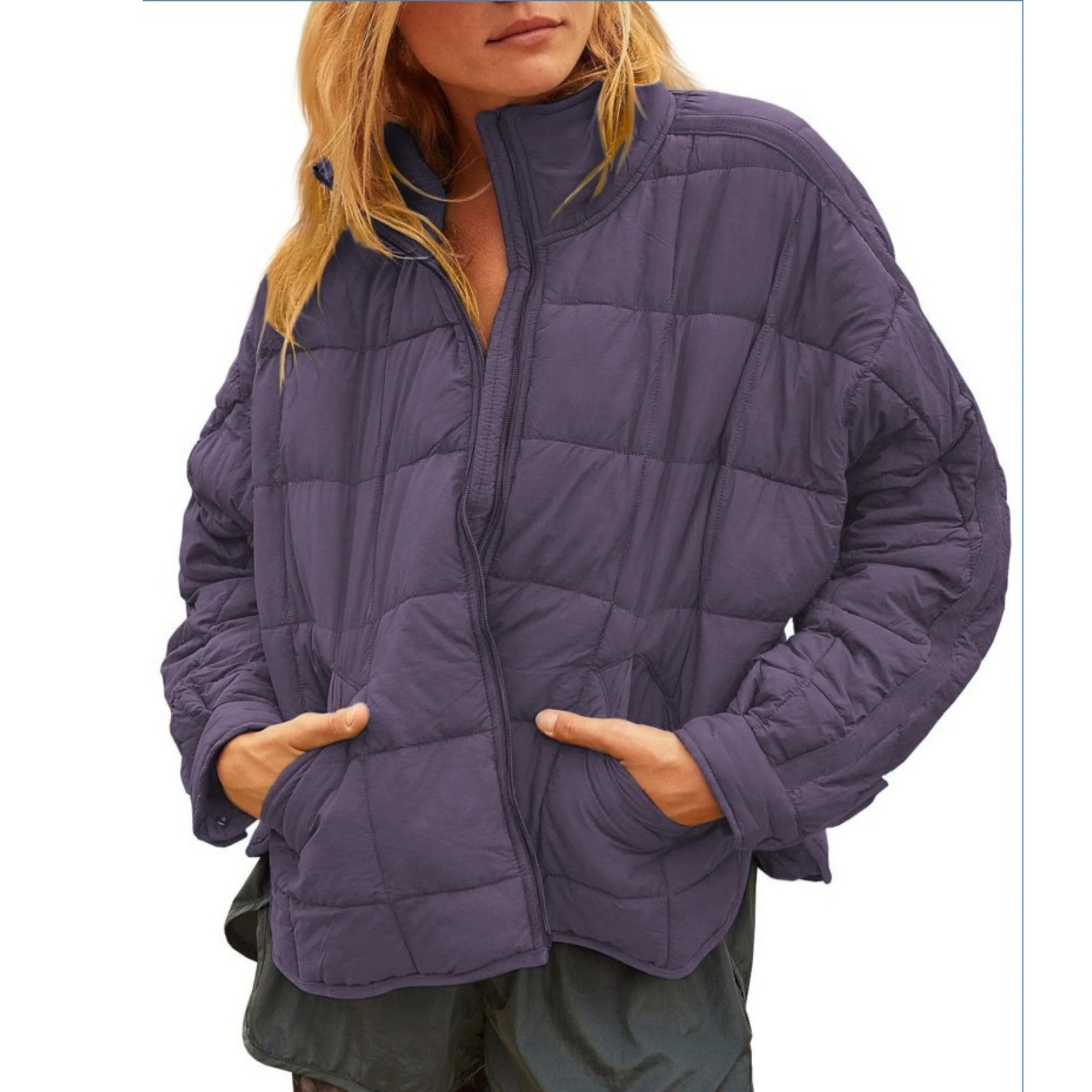 APRIL™ – Lättvikts Kompakt Zip Pufferjacka