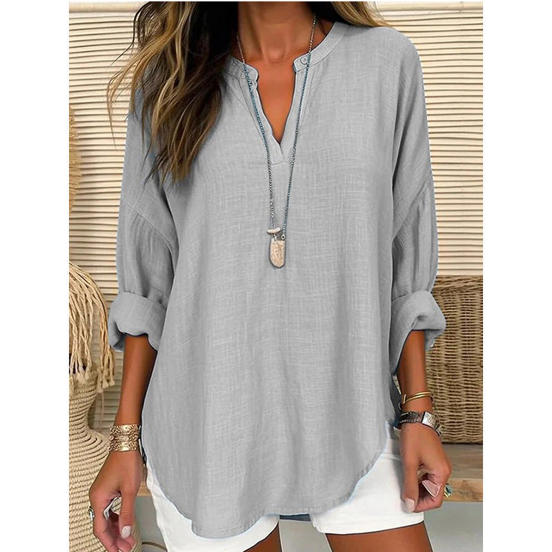 Moa | Blus Chic V-Hals