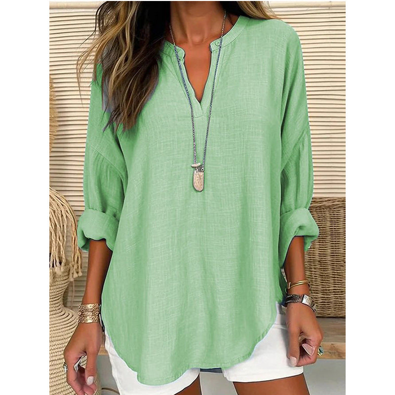 Moa | Blus Chic V-Hals
