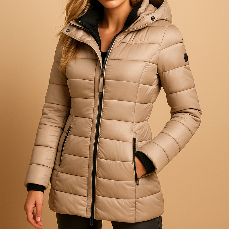 Eloise | Lättvikts Puffer Dunjacka