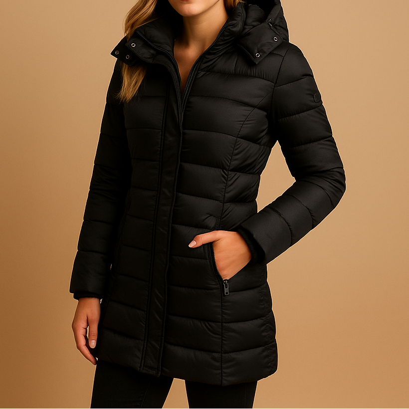 Eloise | Lättvikts Puffer Dunjacka