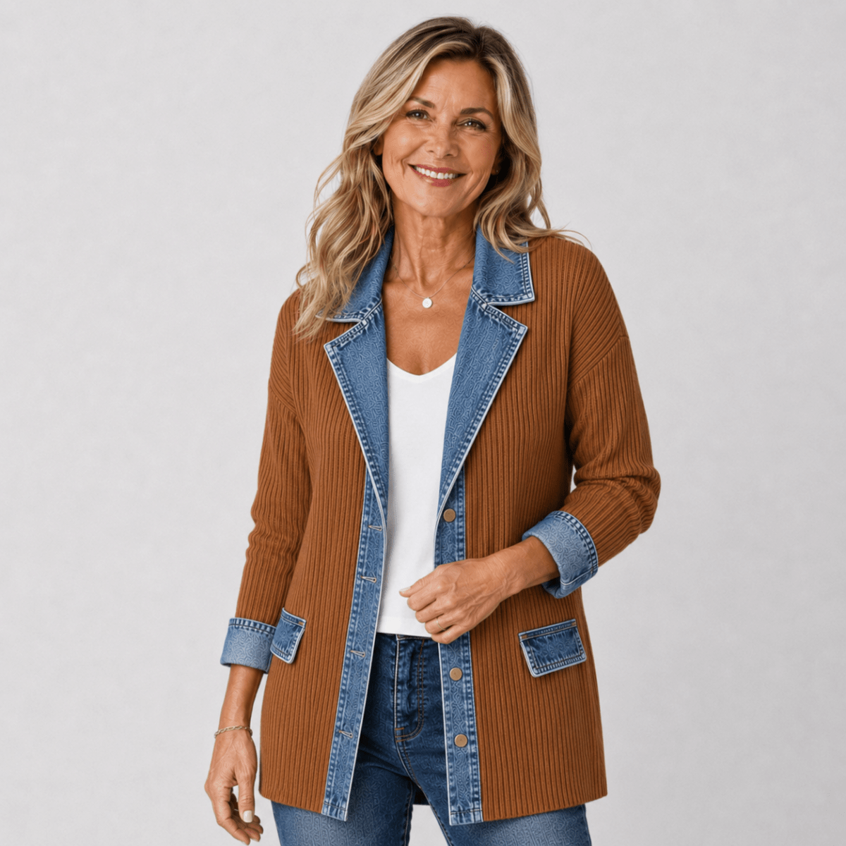 Liv™ | Avslappnad Denimjacka
